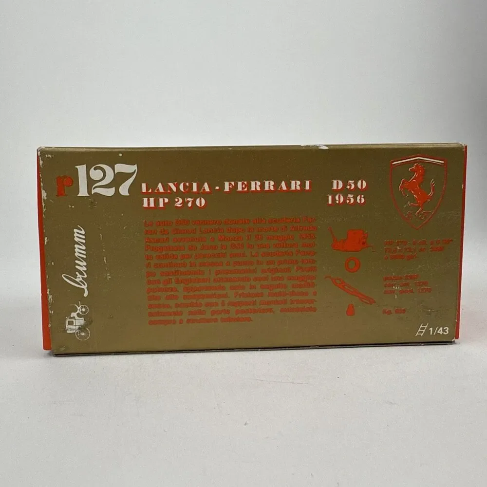 Brumm Models 1:43 Scale R127 - 1956 Lancia-Ferrari HP270 D50 Red #20